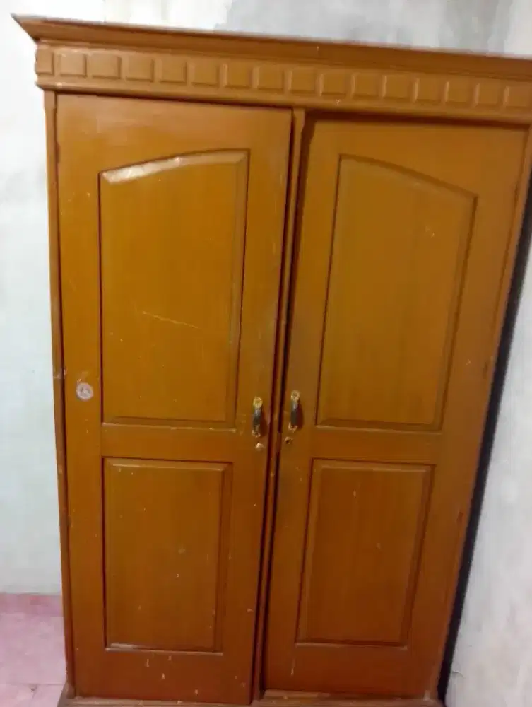 lemari kayu 2 pintu