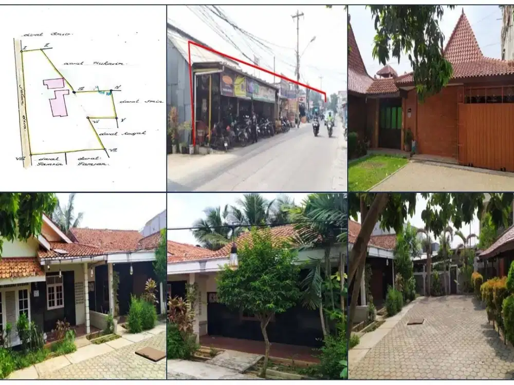 DI JUAL TANAH DAN BANGUNAN DEPOK