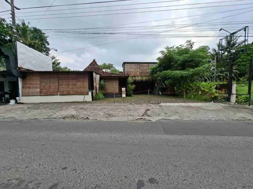 Tanah murah strategis bonus bangunan pinggir jalan utama seputaran jl kabupaten dekat SKE, JCM & RSA UGM