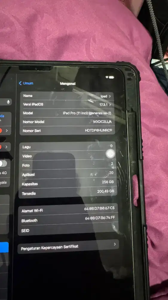 Ipad Pro 2nd Gen (11-inch) (wi-Fi) 256GB