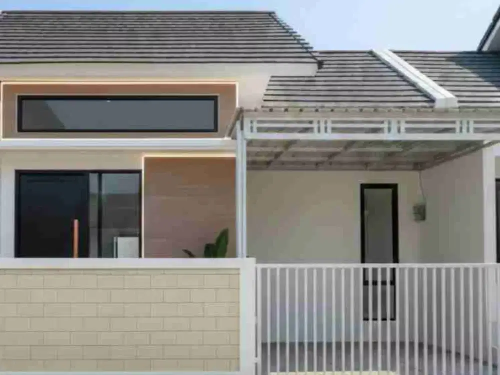 Rumah siap huni pinggir jalan