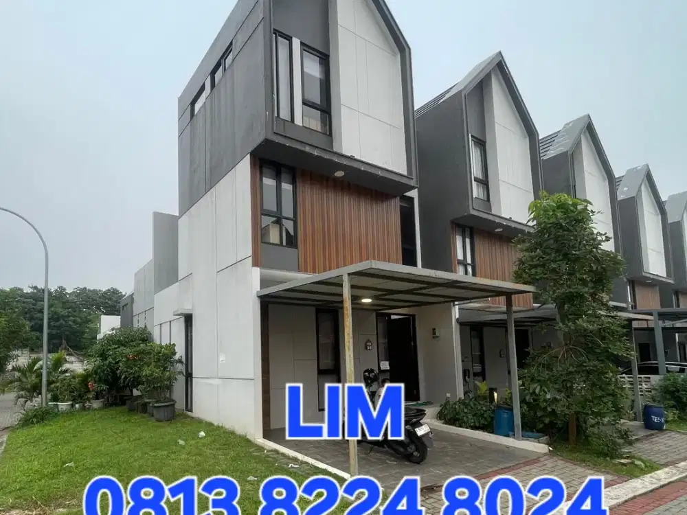 RUMAH BAGUS MURAH POSISI HOOK CLUSTER BARU KOTA WISATA CIBUBUR JAKARTA TIMUR