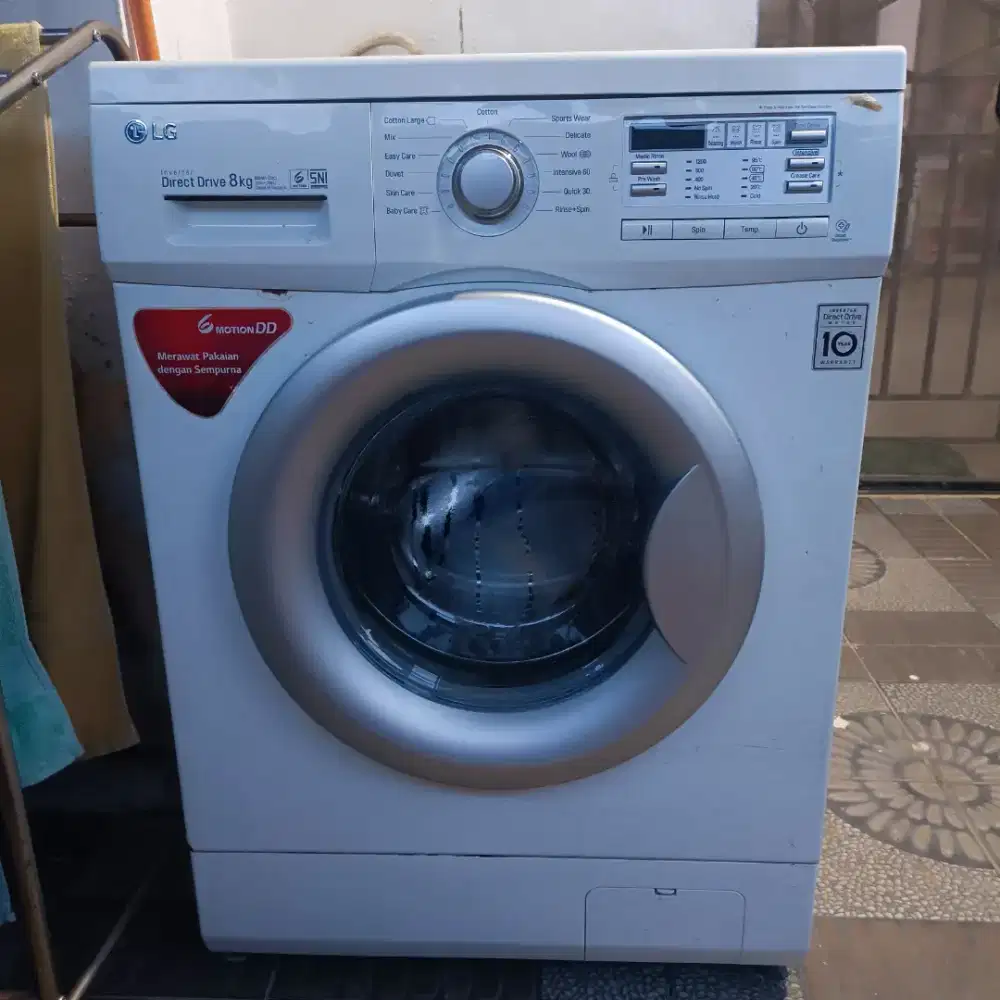 Mesin Cuci Front Loading LG 8 KG