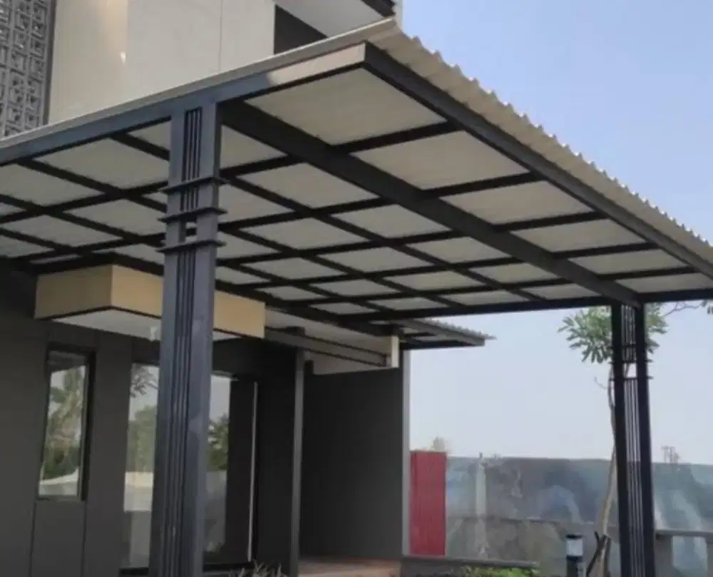 Kanopi alderon rumah minimalis modern