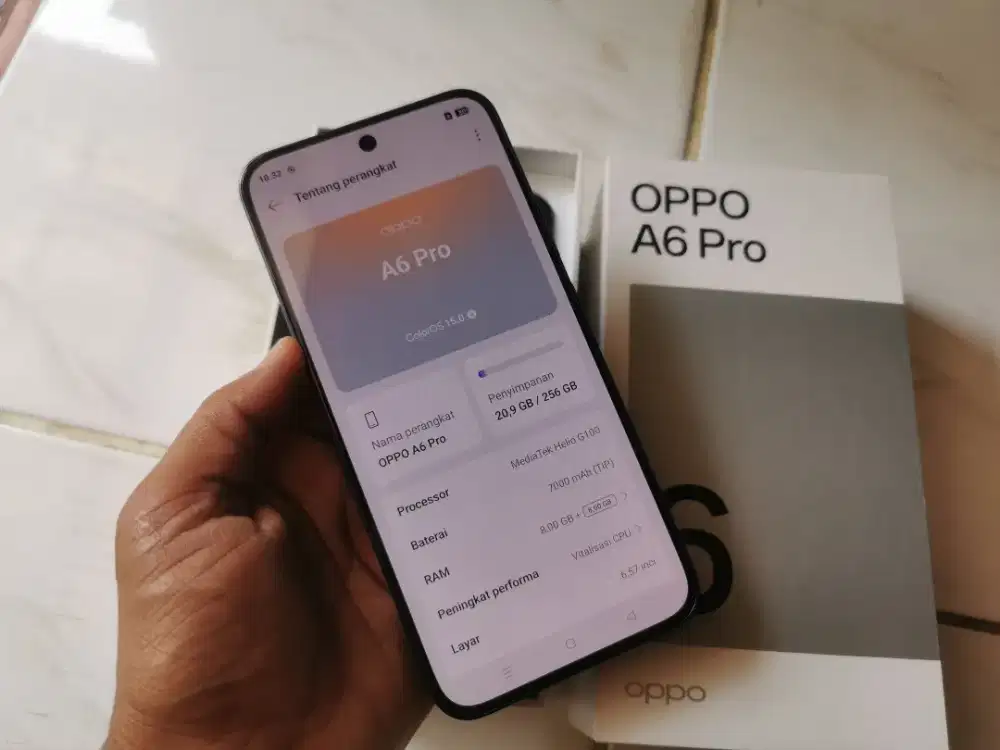 Oppo A6 Pro
Ram 8/256