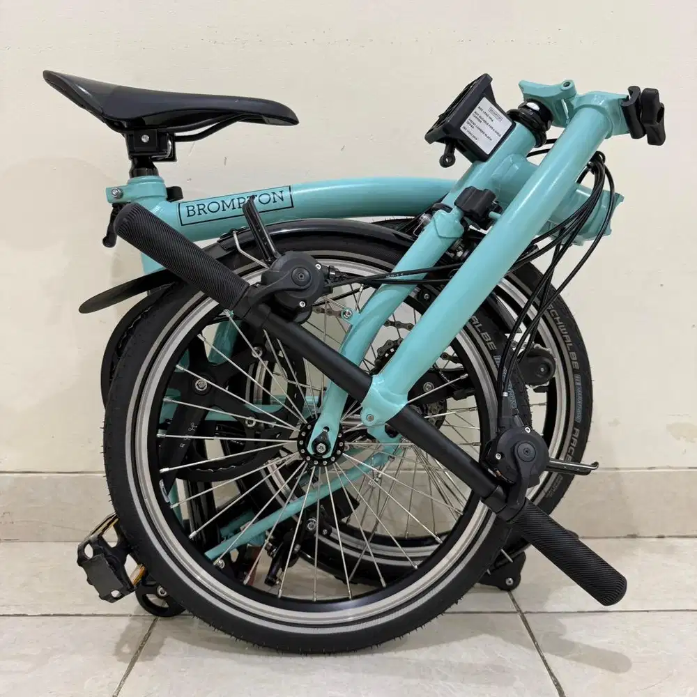 BROMPTON S12L TURKISH GREEN BLACK EDITION - LIKE NEW