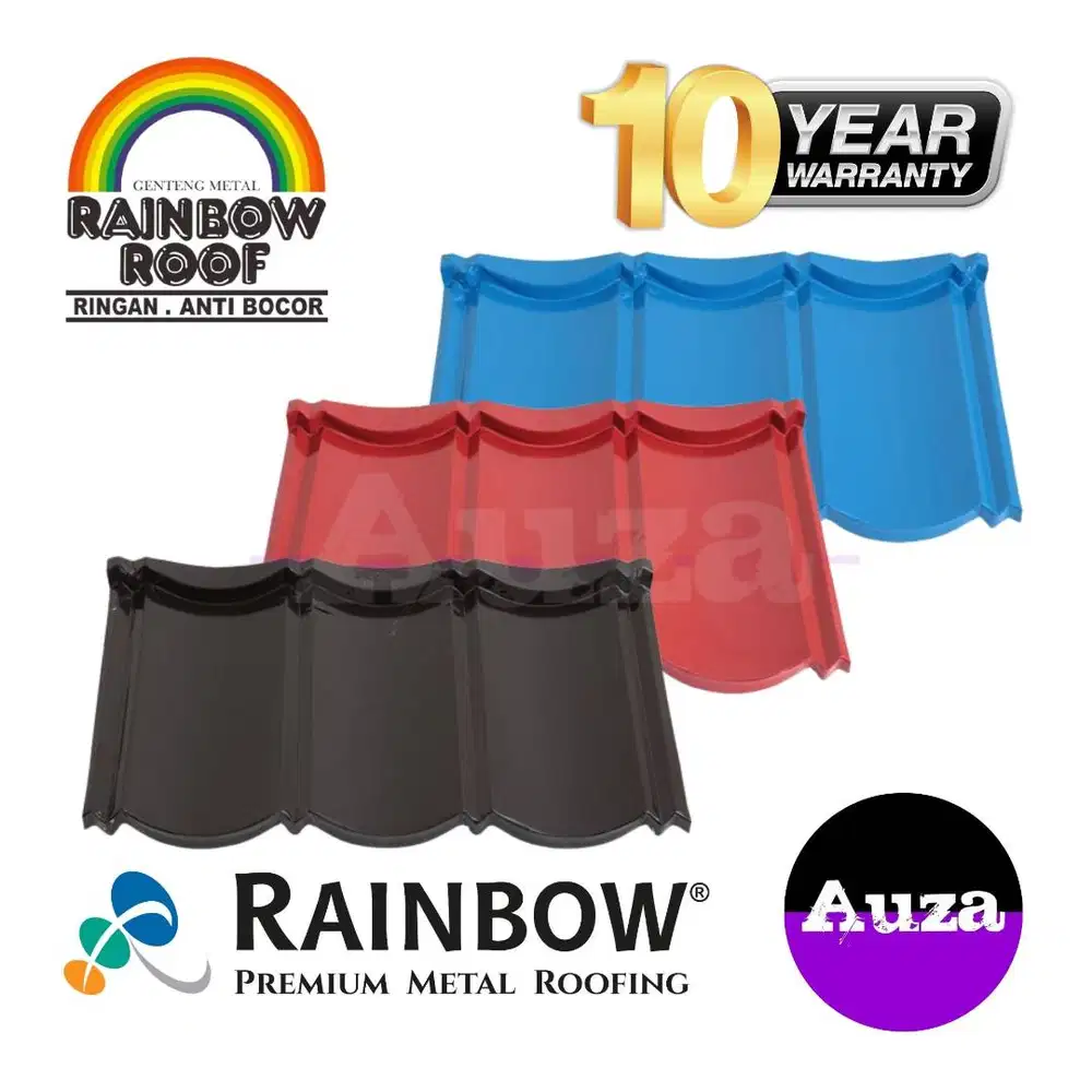 Genteng Metal Warna Premium 1x3 | Rainbow Grande Color-Painted Metal
