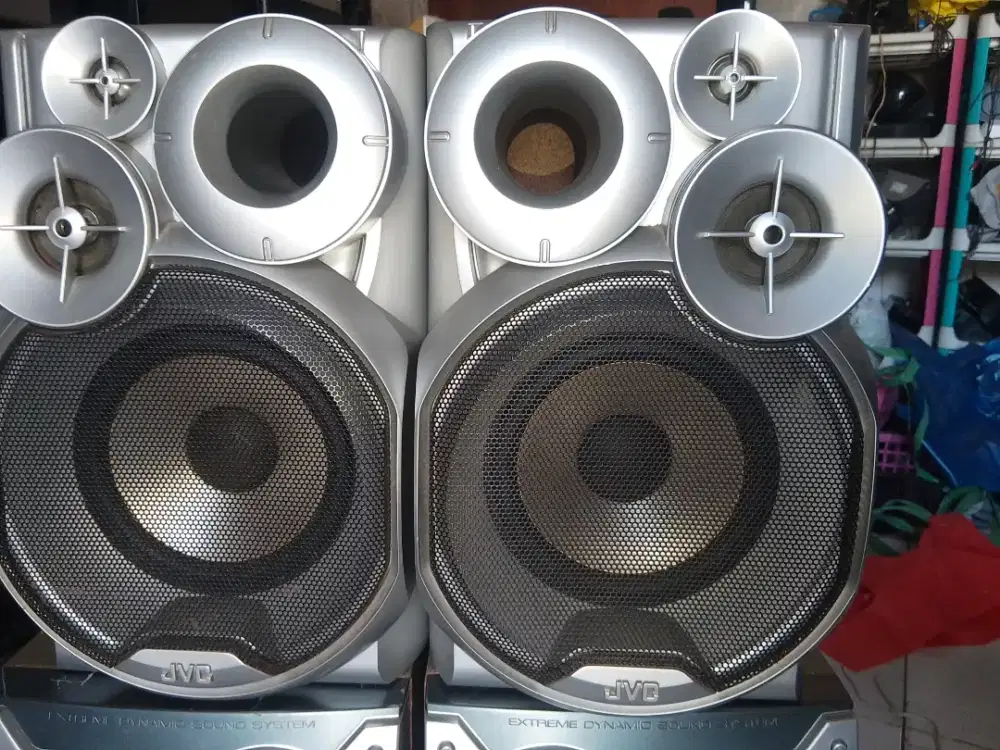 JVC, Japan Victor Co Speaker 6 in 100 watts RMS, full ori, box utuh