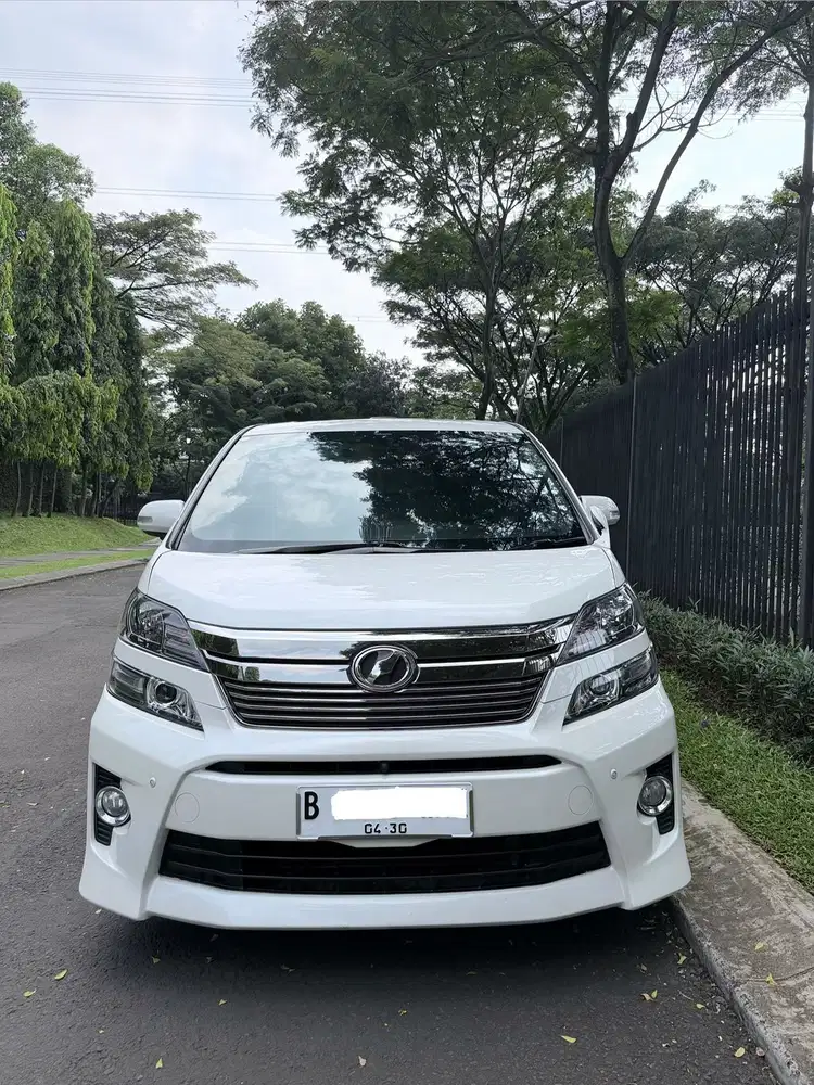 Toyota Vellfire 2012 Bensin