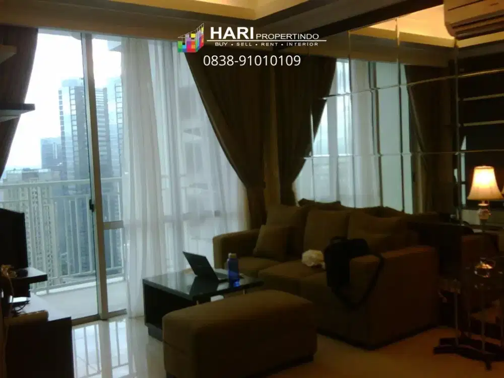 FOR RENT Apartment Denpasar Residence Kuningan City 2BR 72sqm - Furnish Close to LRT MRT Busway Mall Ambasador Lotte Kokas