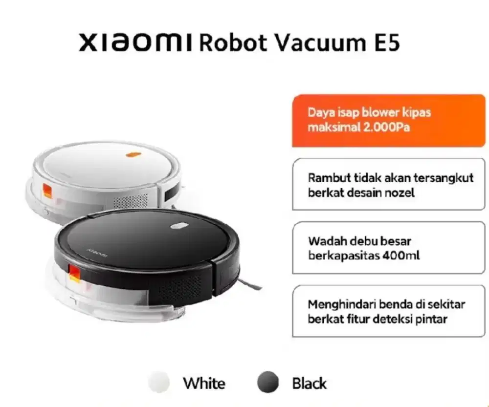 Xiaomi Mi E5 Robot Vacuum Cleaner