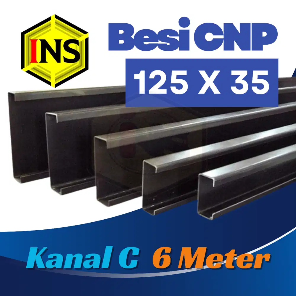 Besi CNP 125 x 35 x 1.6 mm x 6 M Harga Kompetitif Langsung Dari Pabrik
