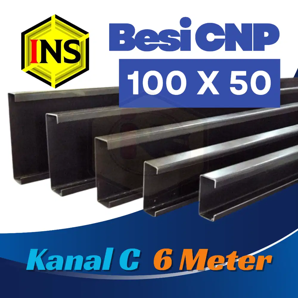 Besi CNP 100 x 50 x 1.6 mm x 6 M Harga Kompetitif Langsung Dari Pabrik