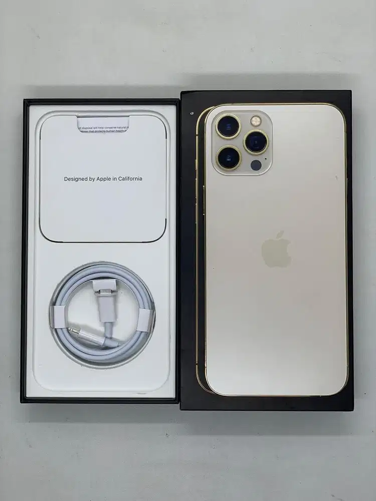 iPhone 12 Pro Max 128GB Resmi ex Digimap Gold