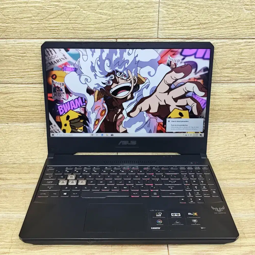 ASUS TUF GM FX705GM Core I7-9750H RAM 8GB SSD 512GB GTX 1060 6GB