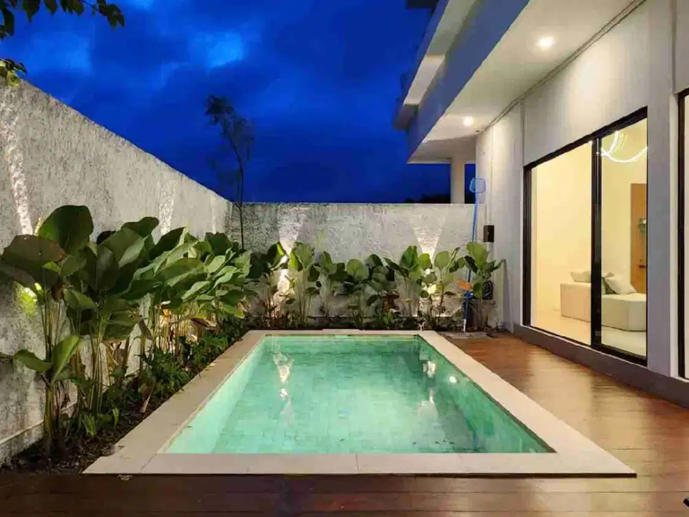 Di jual Vila Baru 2 bedroom fully furnished ocean view Jimbaran