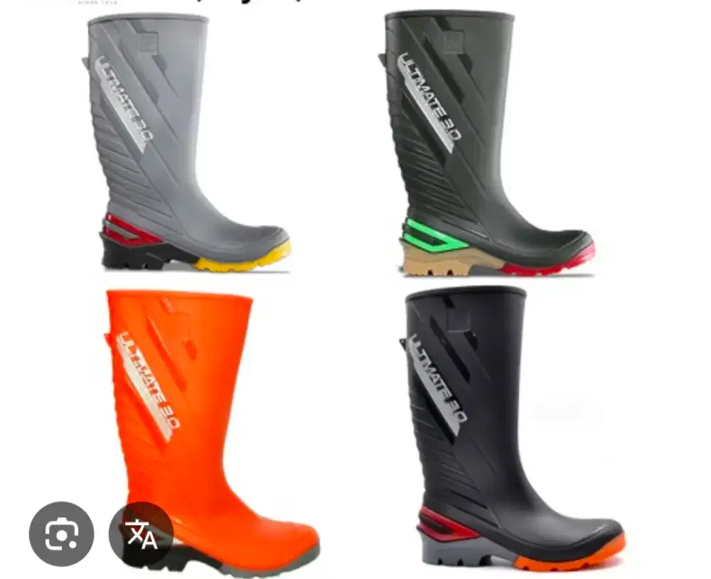 Sepatu boots dewasa dan anak-anak