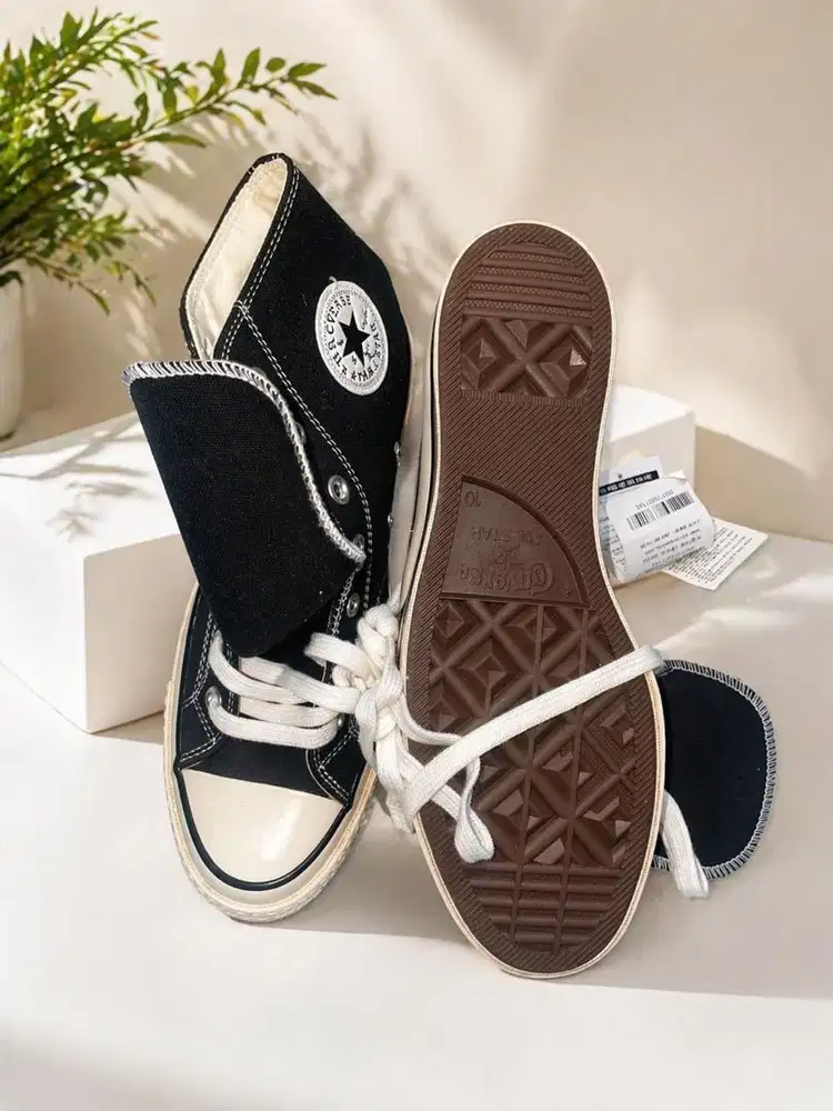 Sepatu Converse High Hitam Original Kondisi Mulus Size 44