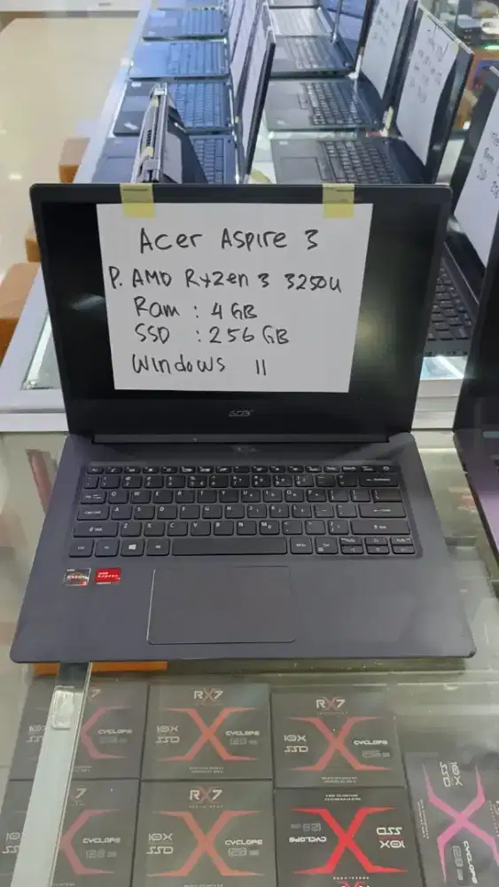Aces Aspire 3 Prosesor AMD