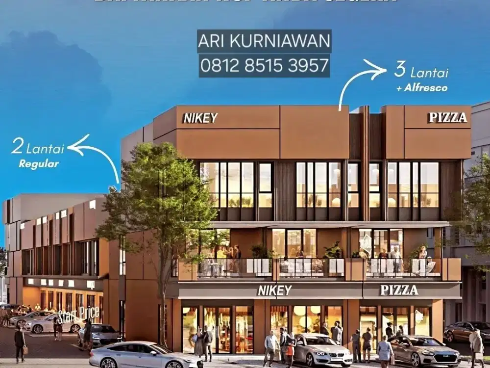 NEWEST COMMERCIALS AT THE LARGEST 40 Ha MEGA DISTRICT MILIKI RUANG KOMERSIAL PREMIUM