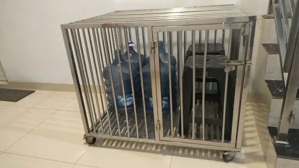 Kandang stanless 1.10x1.10x 80