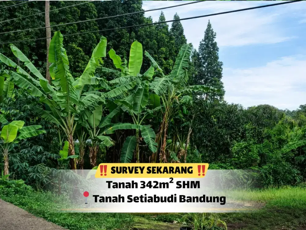 Pilihan Tepat! Tanah Luas di Sayap Setiabudi