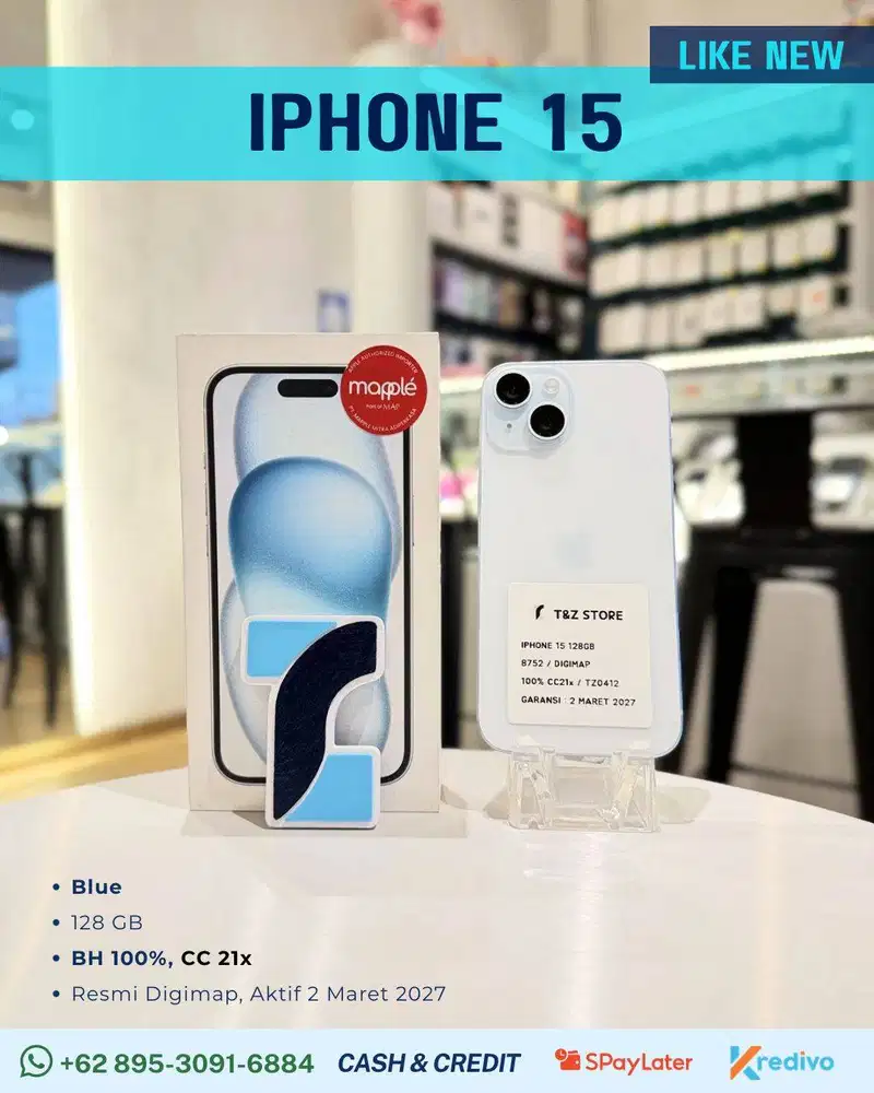 IPHONE 15 128 GB - BLUE