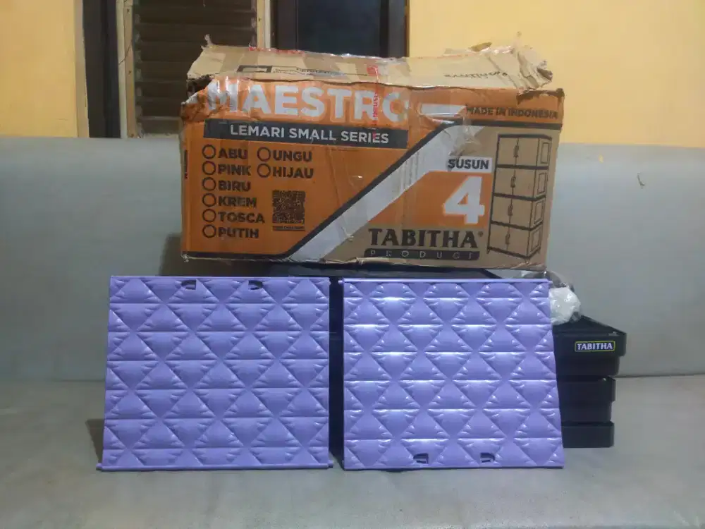 LEMARI PLASTIK 4 SUSUN