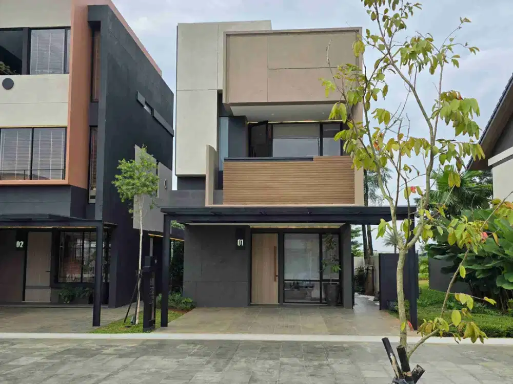 Rumah 3 Lantai PARK SERPONG tipe Cendana Alpha Nempel Gading Serpong - BSD