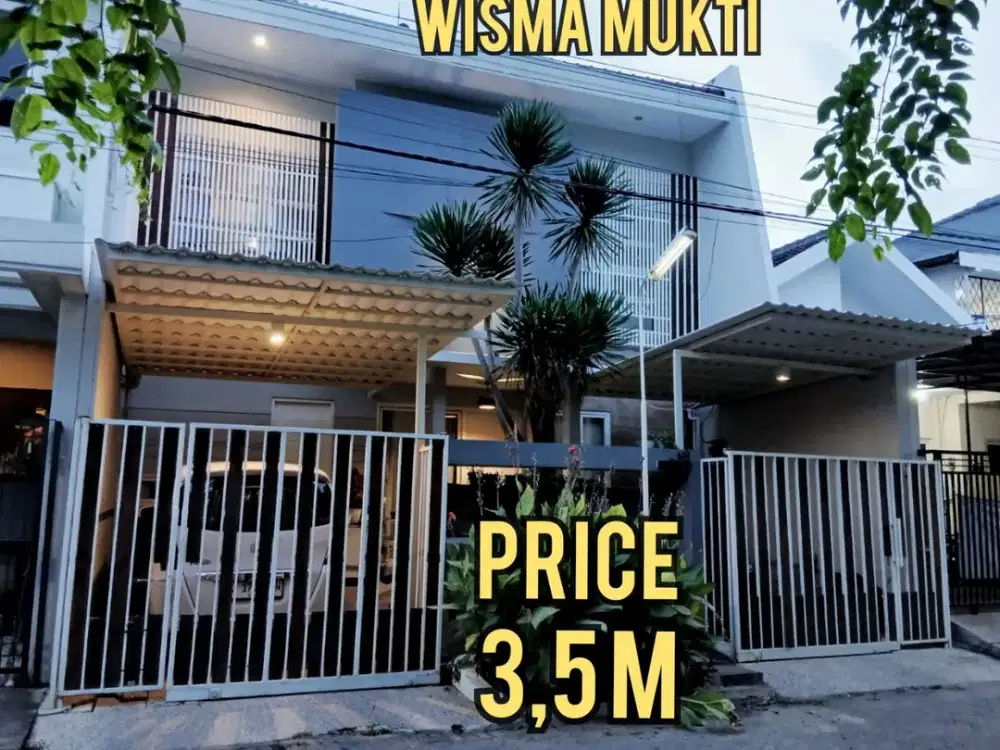 ‼️CANTIK TERAWAT SIAP HUNI FURNISHED‼️RUMAH KLAMPIS SEMOLO WISMA MUKTI MINIMALIS ONE GATE. DEKAT MERR, KERTAJAYA, MANYAR, SEMOLOWARU, Dsb