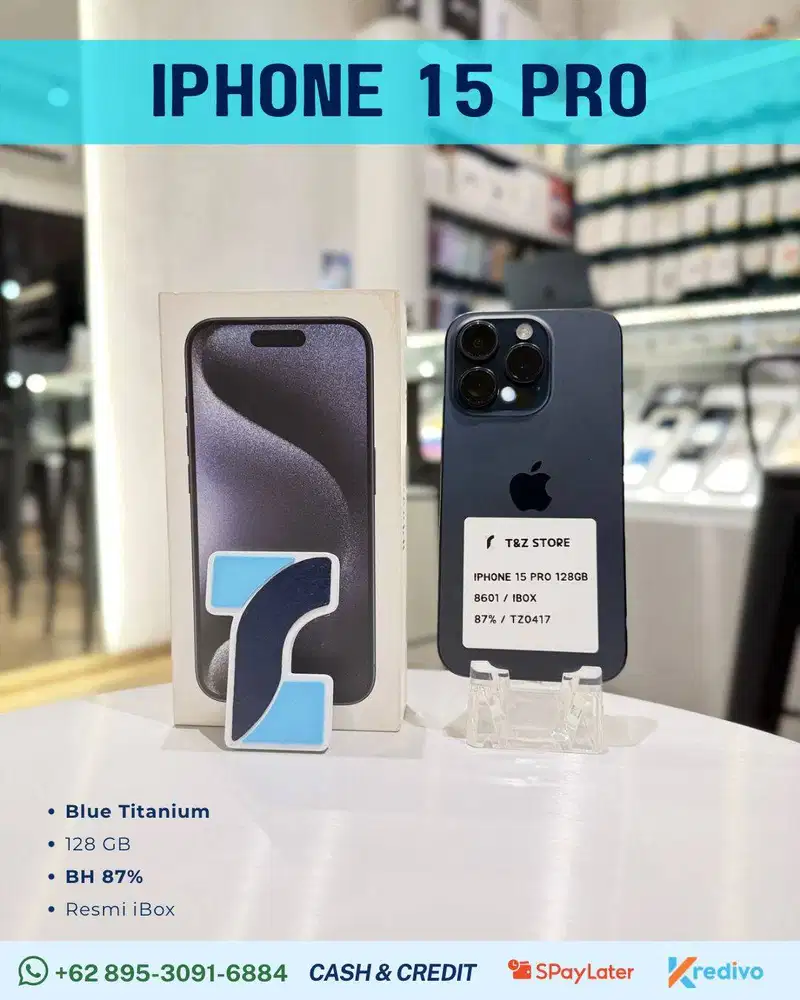 IPHONE 15 PRO 128GB - BLUE