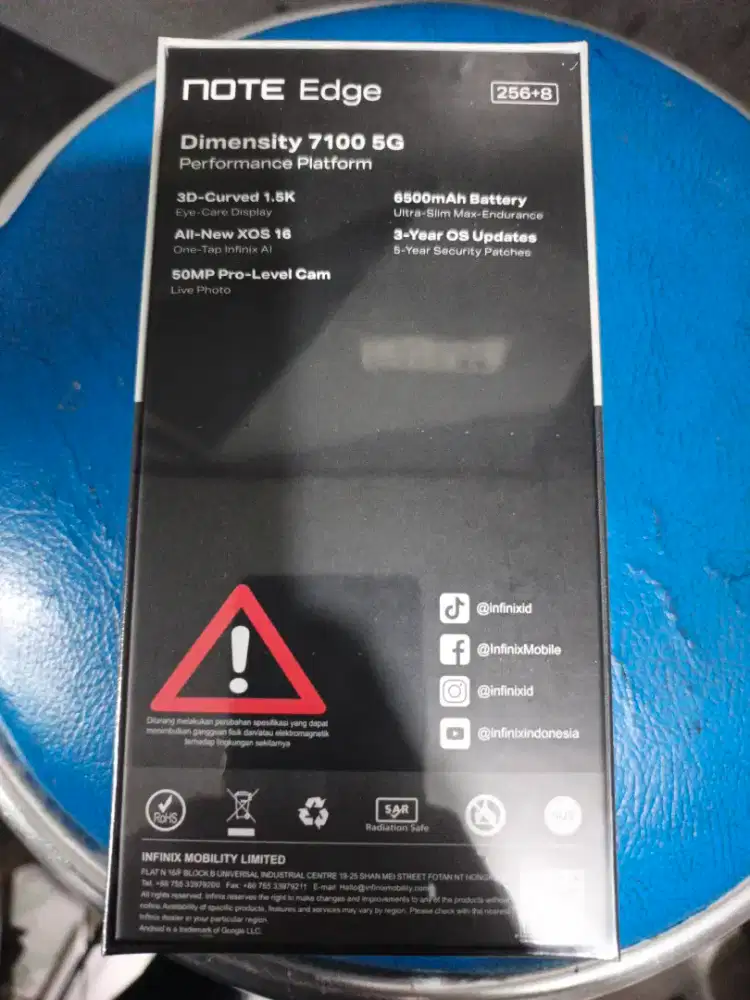 Infinix note edge 5G