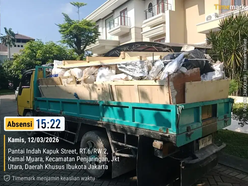 Jasa angkutan puing/sampah proyek dll.