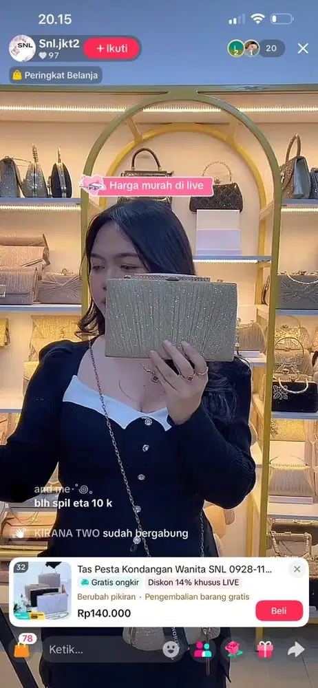 LOKER YANG BISA JUALAN LIVE STREAMING DITIKTOK or SHOPIE