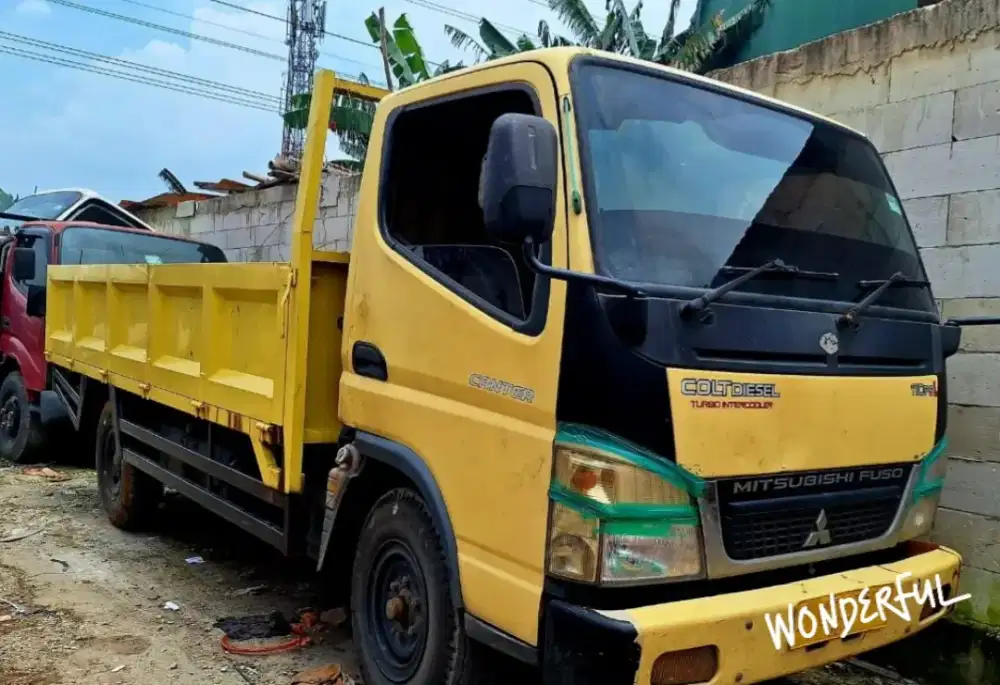 Mitsubishi Colt Diesel 4ban Long PS110Long Casis Bak Besi3way 4.2mtr
