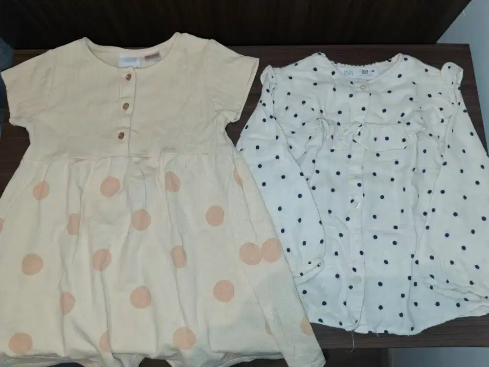 Pilihan Baju ZARA Anak Perempuan Usia 12 - 18 Bulan