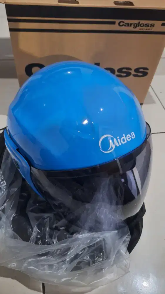 New/Baru - Jual Rugi - Helm Midea- Blue - Limited Edition