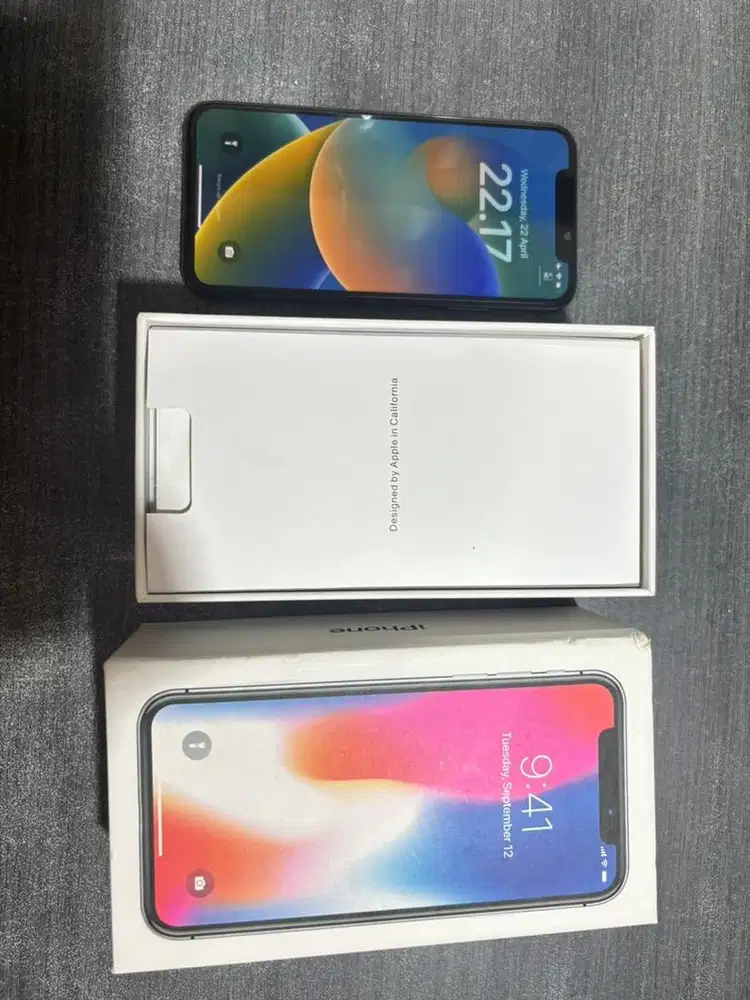 diJual iPhone X Hitam 64 Gb