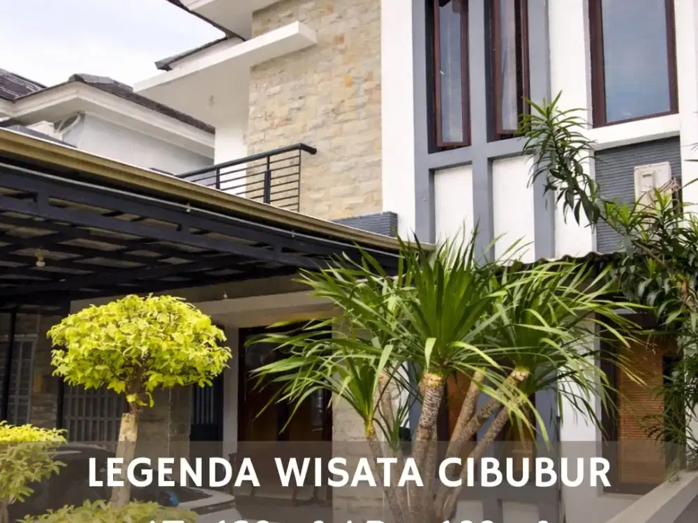 JARANG ADA Rumah Modern Minimalis di Legenda Wisata Harga Nego sampai Deal , Bangunan Rapih Terawat di Legenda Wisata Cibubur