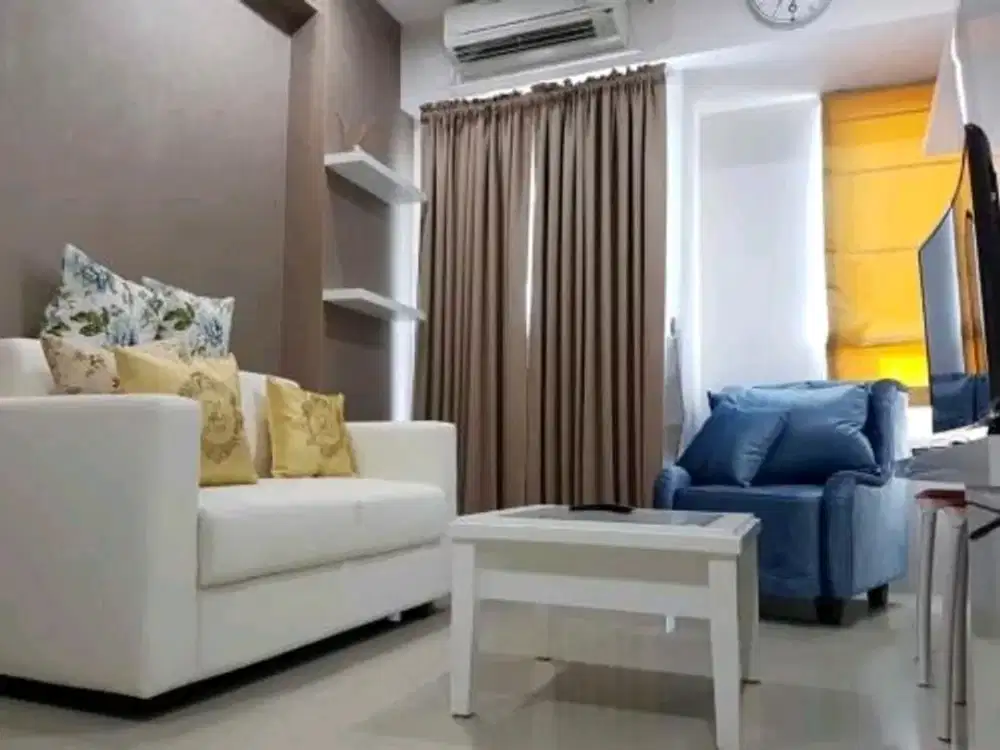 Disewakan Apartemen Tanglin 2BR jadi 1 LT12 Luas 60m View Suramadu Full Furnish Super Premium Connect Pakuwon Mall