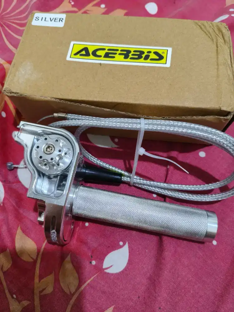 Gas spontan Acerbis silver