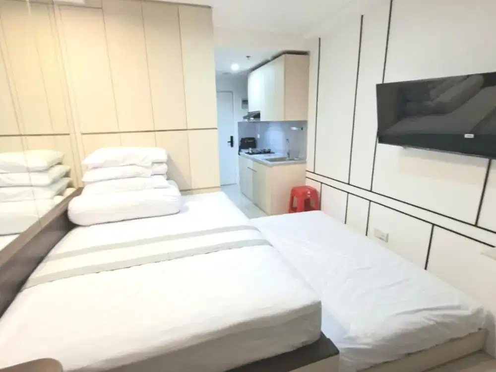 Disewakan Apartemen Kyo Society Dekat RS Ubaya Studio Full Furnished Metropolis Samator Tenggilis Kendangsari Rungkut Merr