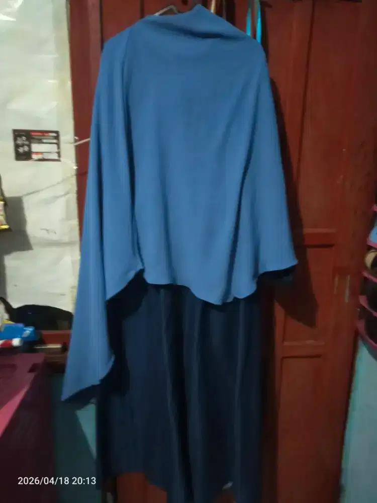 Gamis+hijab syar'i preloved