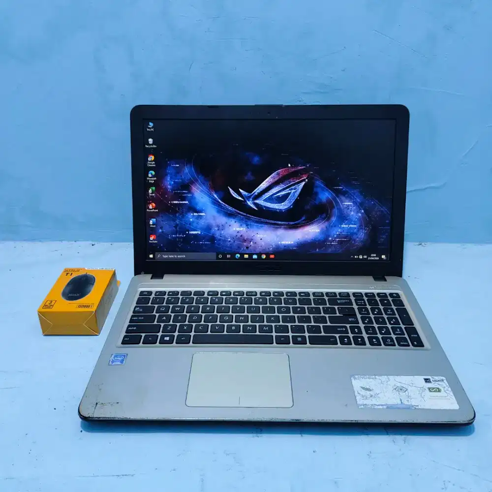 Laptop Asus VivoBook Slim Ram 4GB Win10 Siap pakai Bonus mouse