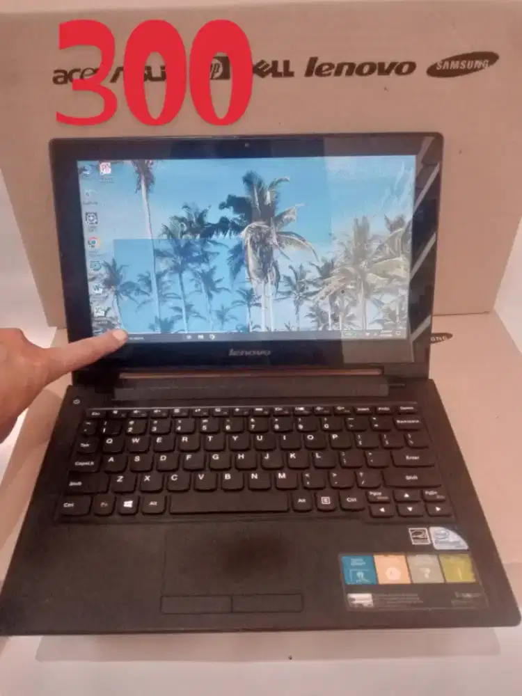 Touchscreen Lenovo S210Touch Pentium 987 DDR 4GB 500GB Led 12 3 jam