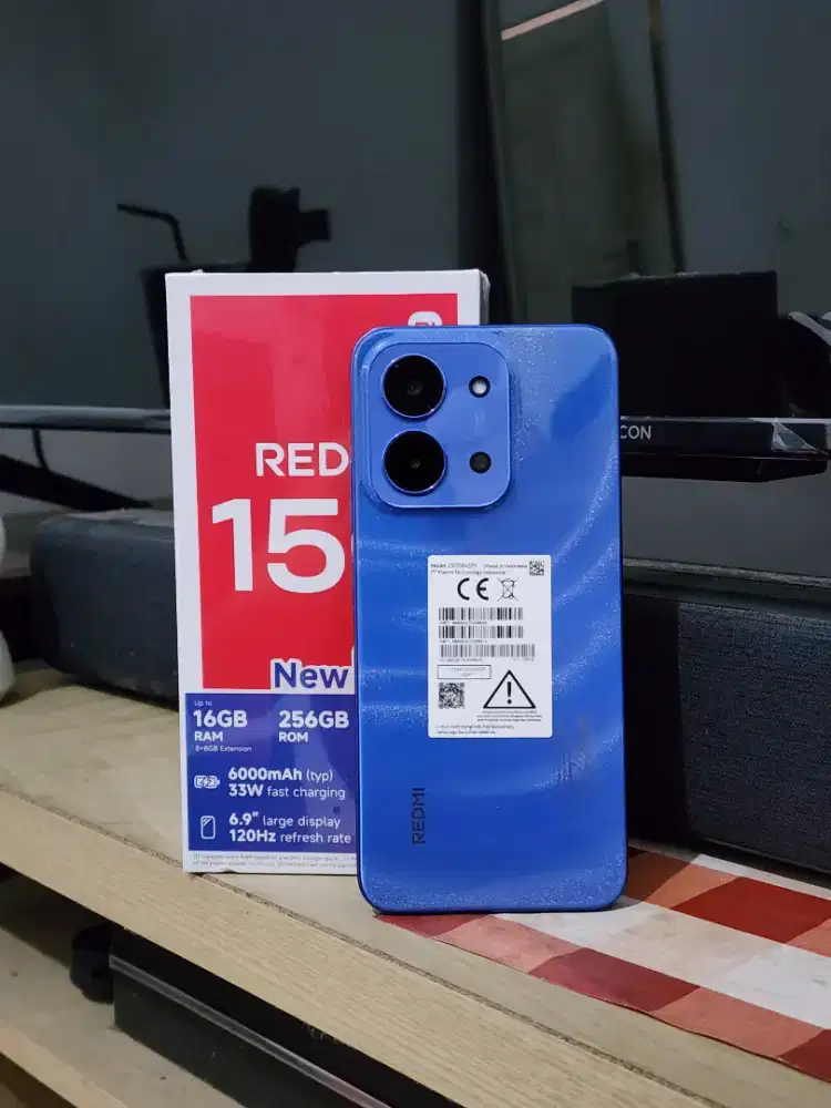 RAM 8+8 memori 256GB Xiaomi Redmi 15C mulus