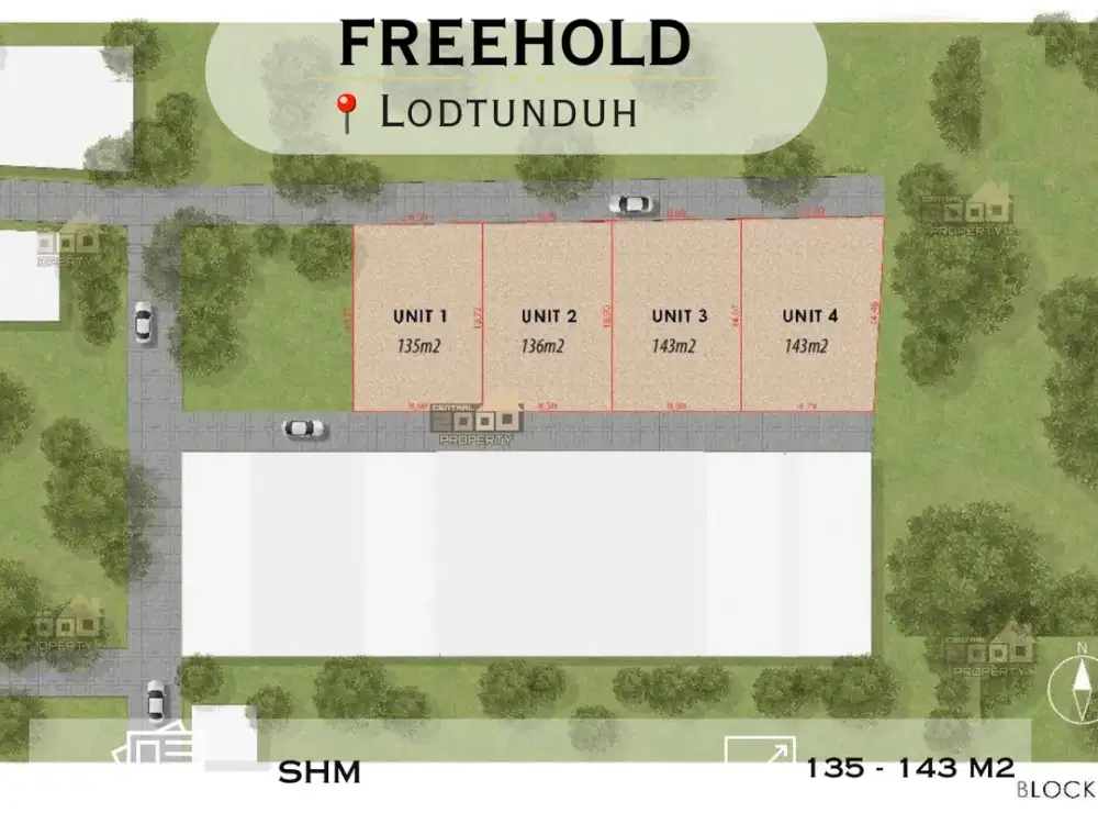 Dijual Tanah Zona Pink (Pariwisata) Di Lodtunduh Ubud