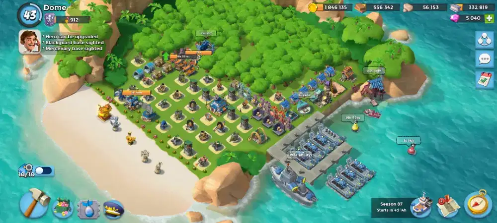 ready stok Akun boom beach
