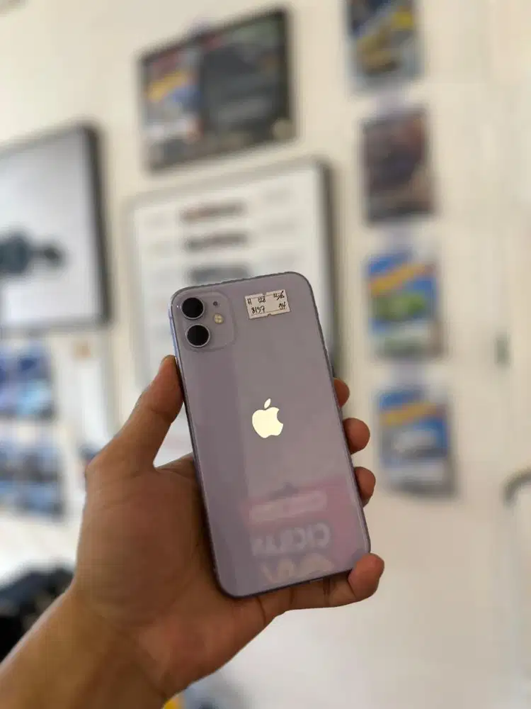 iphone 11 128gb purple second like new