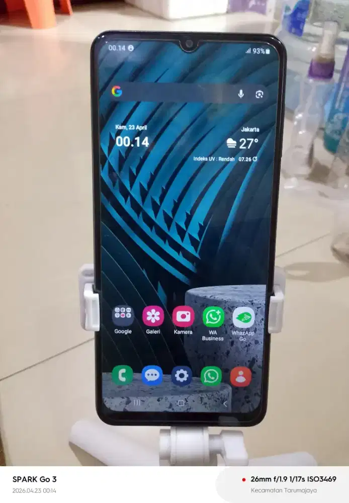 Samsung A12 hitam 4/128GB